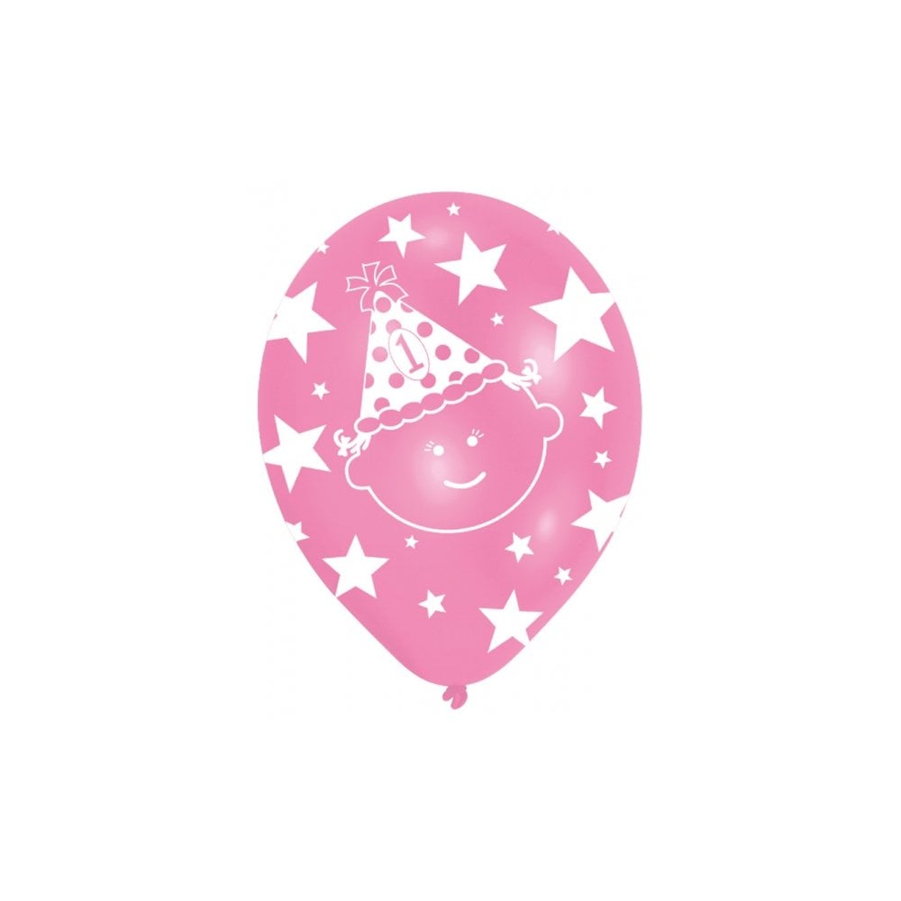 Balloon Piece6 27.5cm 1St Bpink