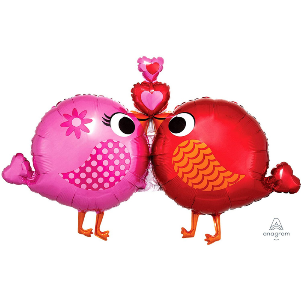 Love Birds Super Shape Foil Balloon 38"