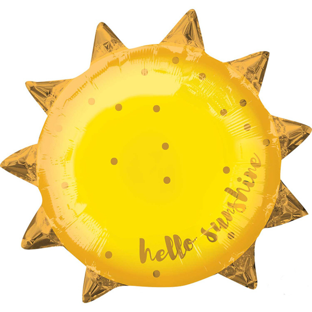 17" Sun - foil Balloon