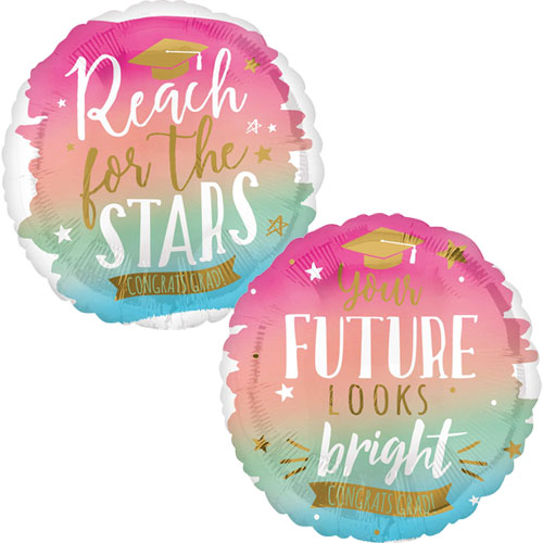 Reach For Stars Graduation 17" Foil Balloon