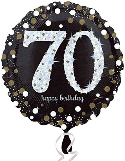 Sparkling Birthday 70 balloon