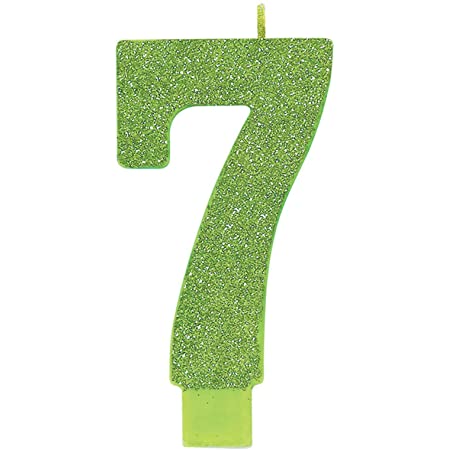 Green Candle - Number 7