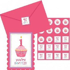 Invite 1st Birthday Girl