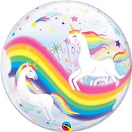 22"  Bubble Balloon - Happy Birthday  Unicorn