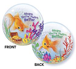 22" Bubble Balloon -  Hope You`re Felling Better
