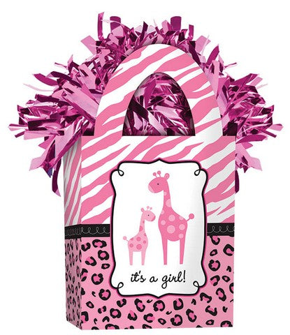 Pink Safari Baby Shower - Balloon Weight