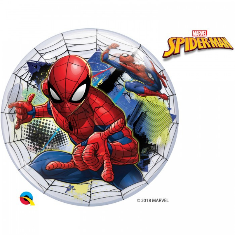 22"  Bubble Balloon - Spiderman
