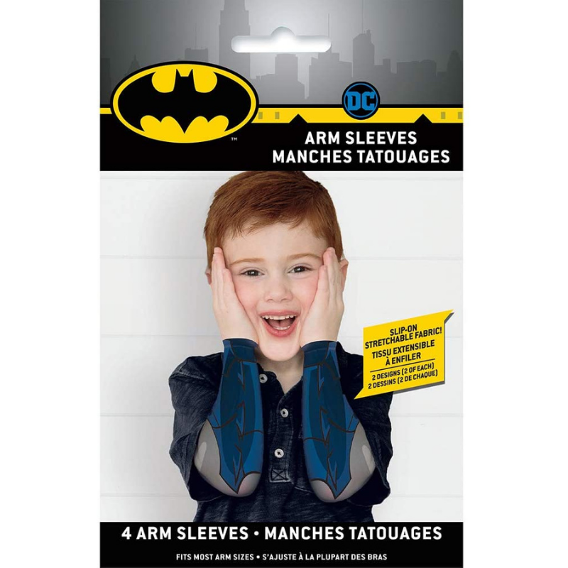 4 Pieces Arm Sleeves - Batman