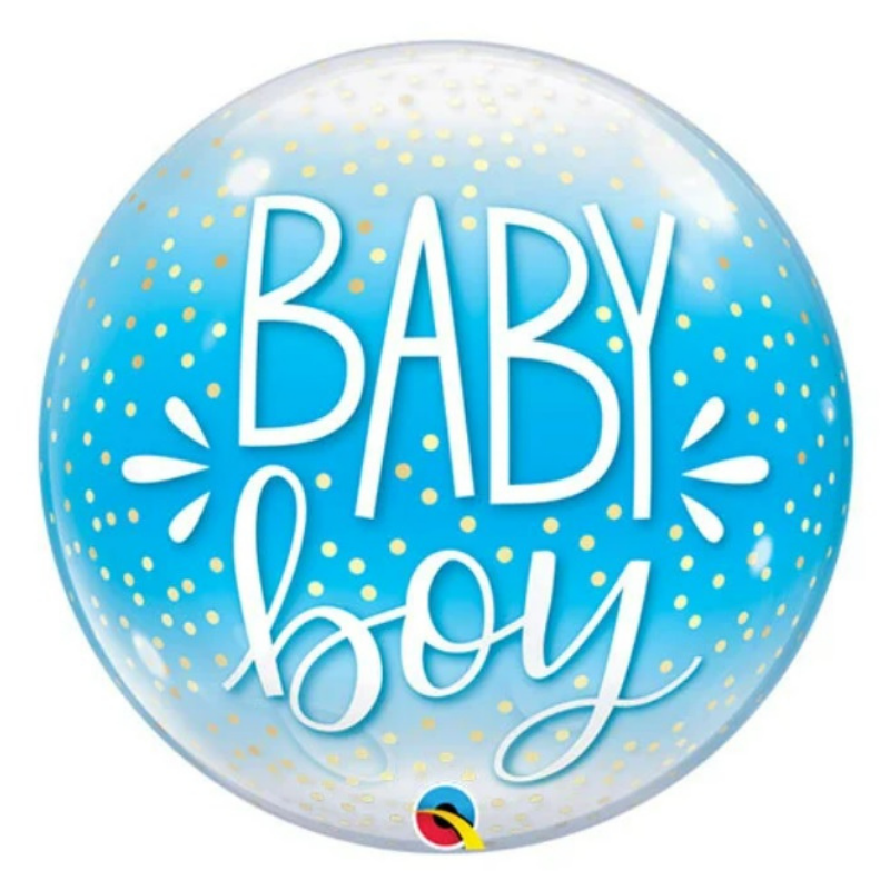 22" Bubble Balloon - Baby Boy