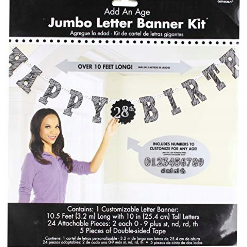 Letter Banner Kit - Customizable