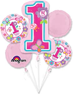 Bouquetsweet Birthday Girl 1st Balloon