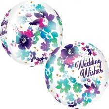 Orbz Wedding Wishes Balloon 15"