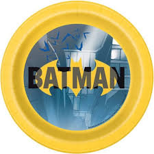 8 Batman 7" Plates