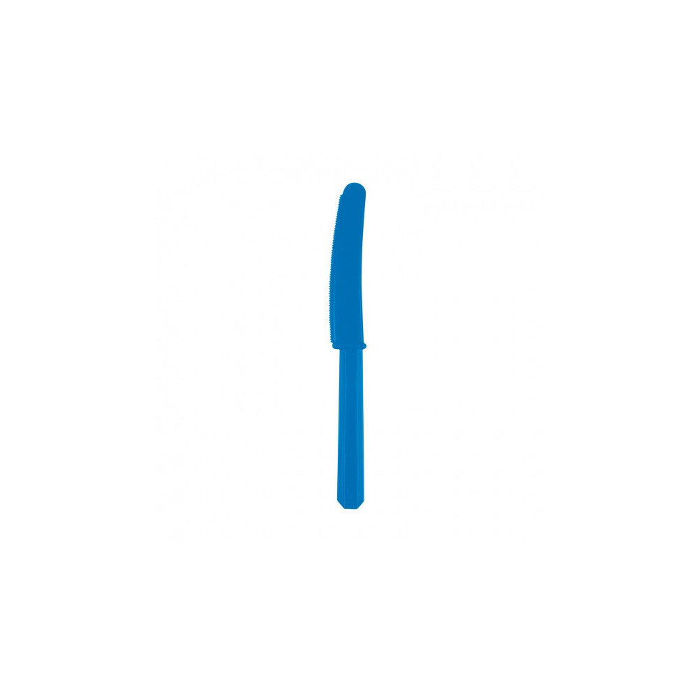 Plastic Knives Royal Blue - 10 pack