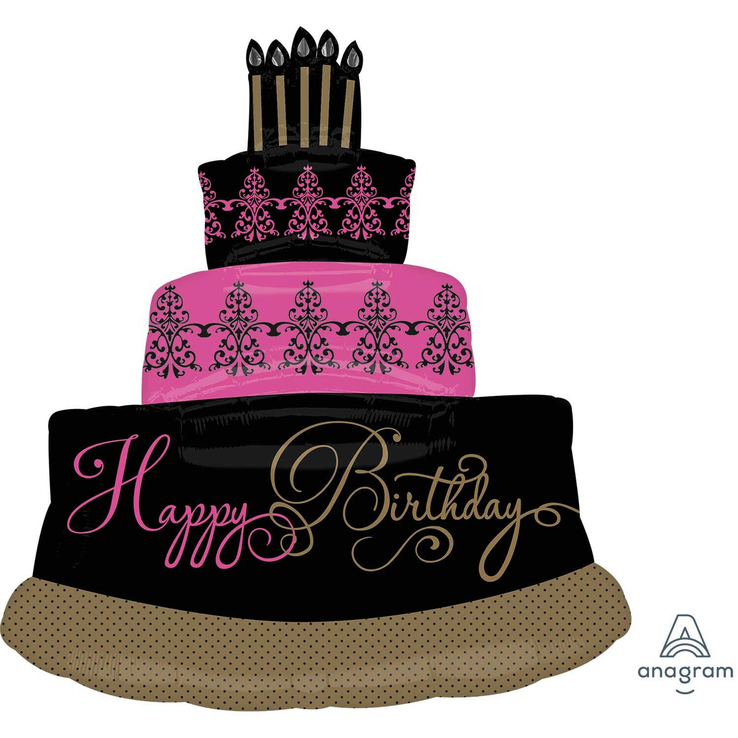 Super Shape Birthday Cake Foil Balloon