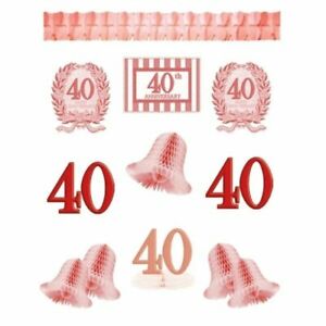 40th Anniversary Celebration Decorating Kit