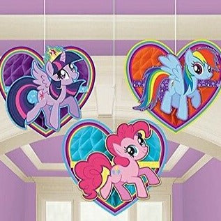 My Little Pony Honeycomb Decoration - 3pcs